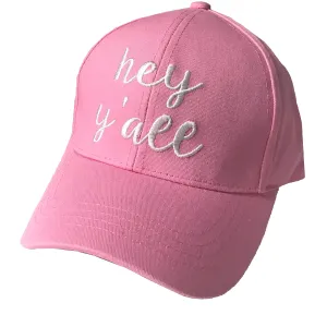 BA-2017 C.C Hey Yall Lt Pink Cap