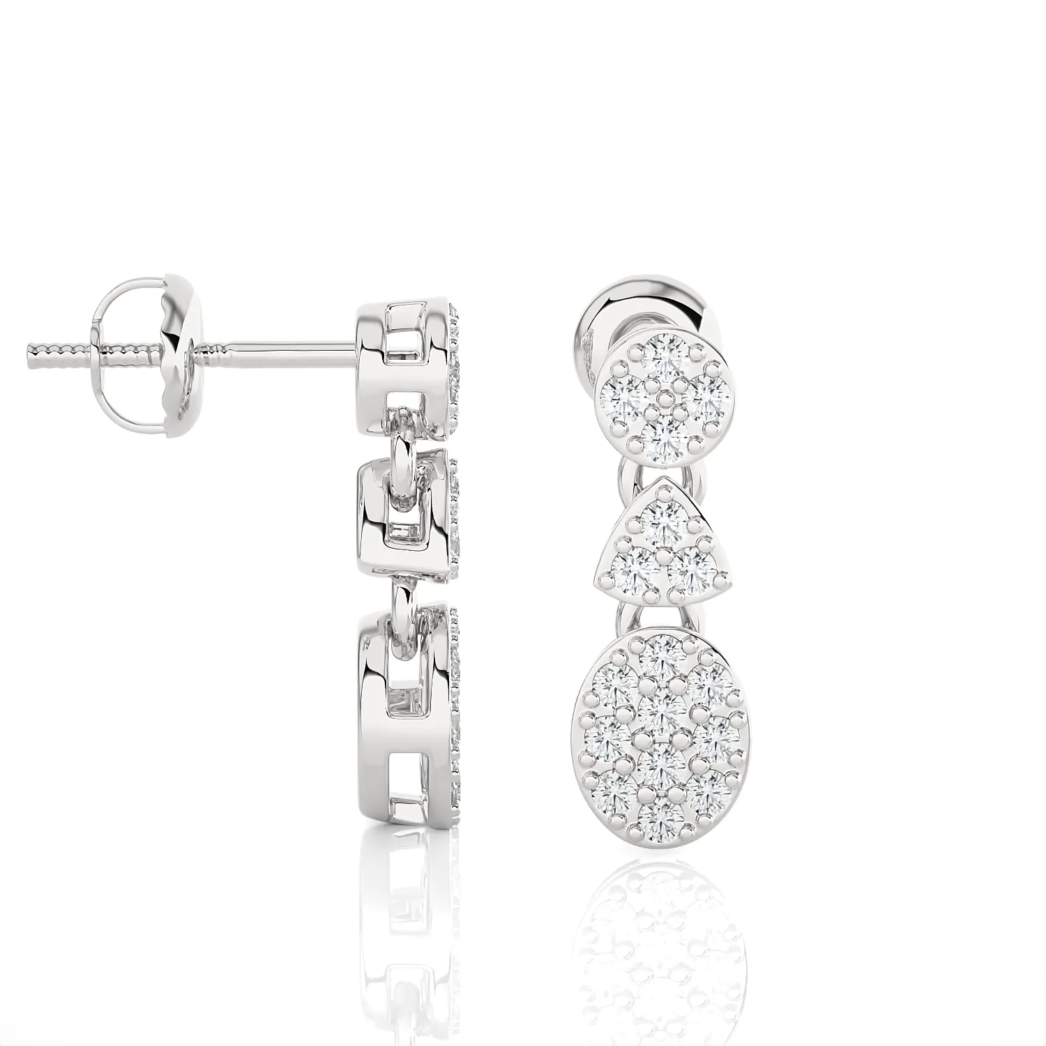 1/3 ctw Round Lab Grown Diamond Stud Earrings