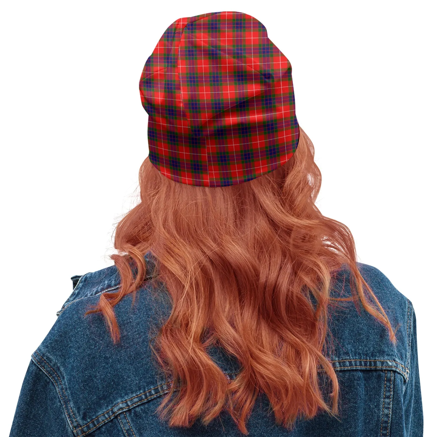 Abernethy Tartan Beanies Hat with Family Crest