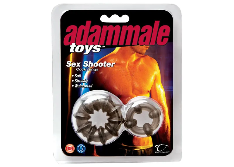 Adam Male Toys Sex Shooter Cock Rings