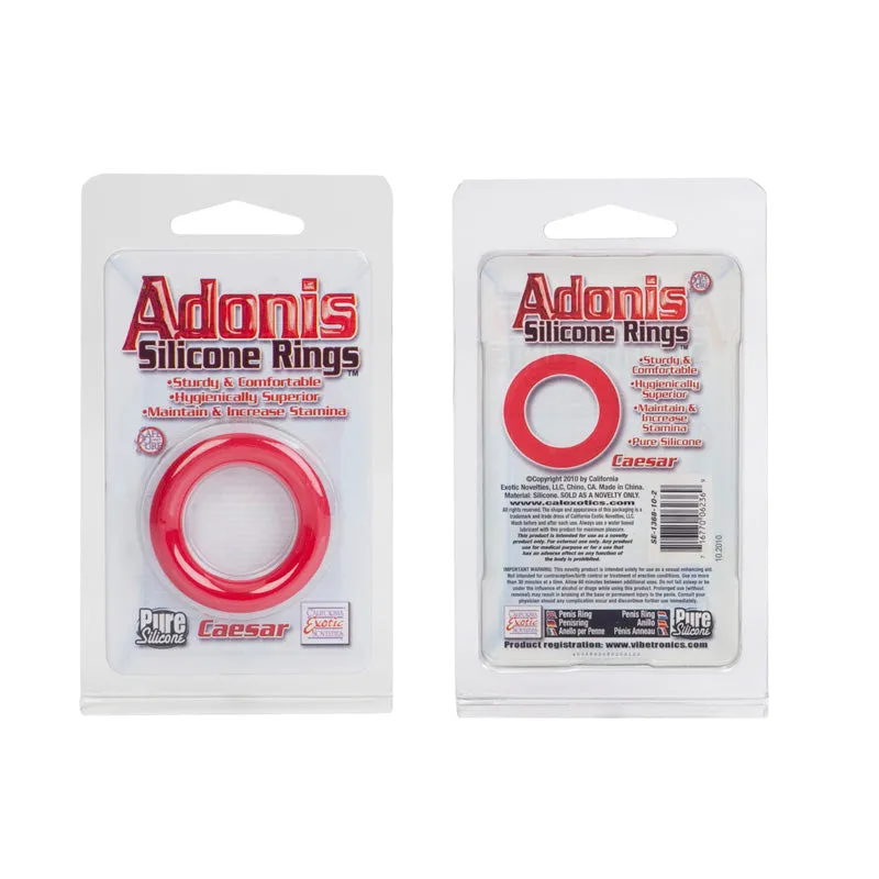 Adonis Silicone Ring Caesar Red