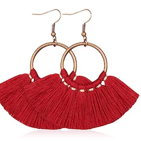 AM1101 - Tassel Statement Earrings