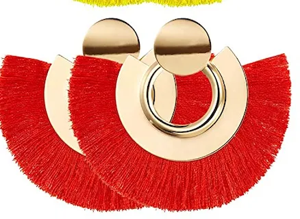 AM1101 - Tassel Statement Earrings