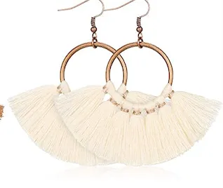 AM1101 - Tassel Statement Earrings