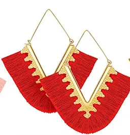 AM1101 - Tassel Statement Earrings