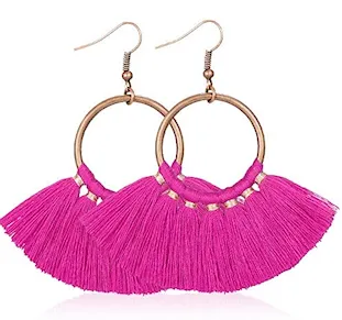 AM1101 - Tassel Statement Earrings