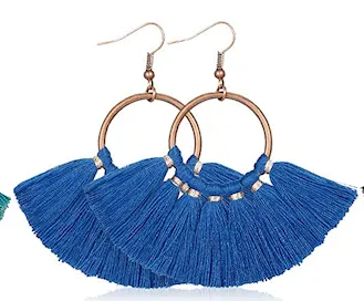 AM1101 - Tassel Statement Earrings