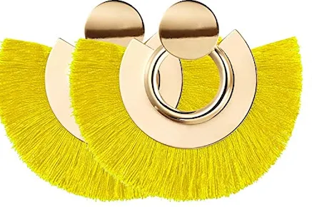 AM1101 - Tassel Statement Earrings