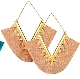 AM1101 - Tassel Statement Earrings