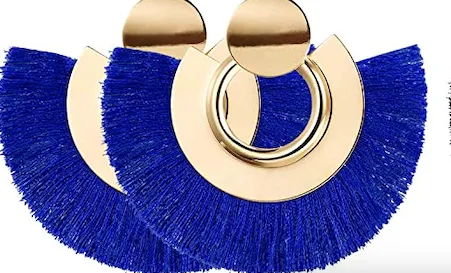 AM1101 - Tassel Statement Earrings