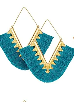 AM1101 - Tassel Statement Earrings