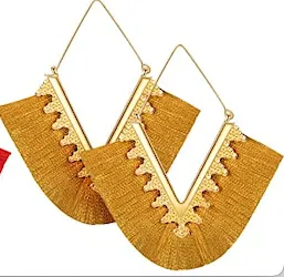 AM1101 - Tassel Statement Earrings