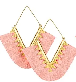 AM1101 - Tassel Statement Earrings