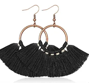 AM1101 - Tassel Statement Earrings