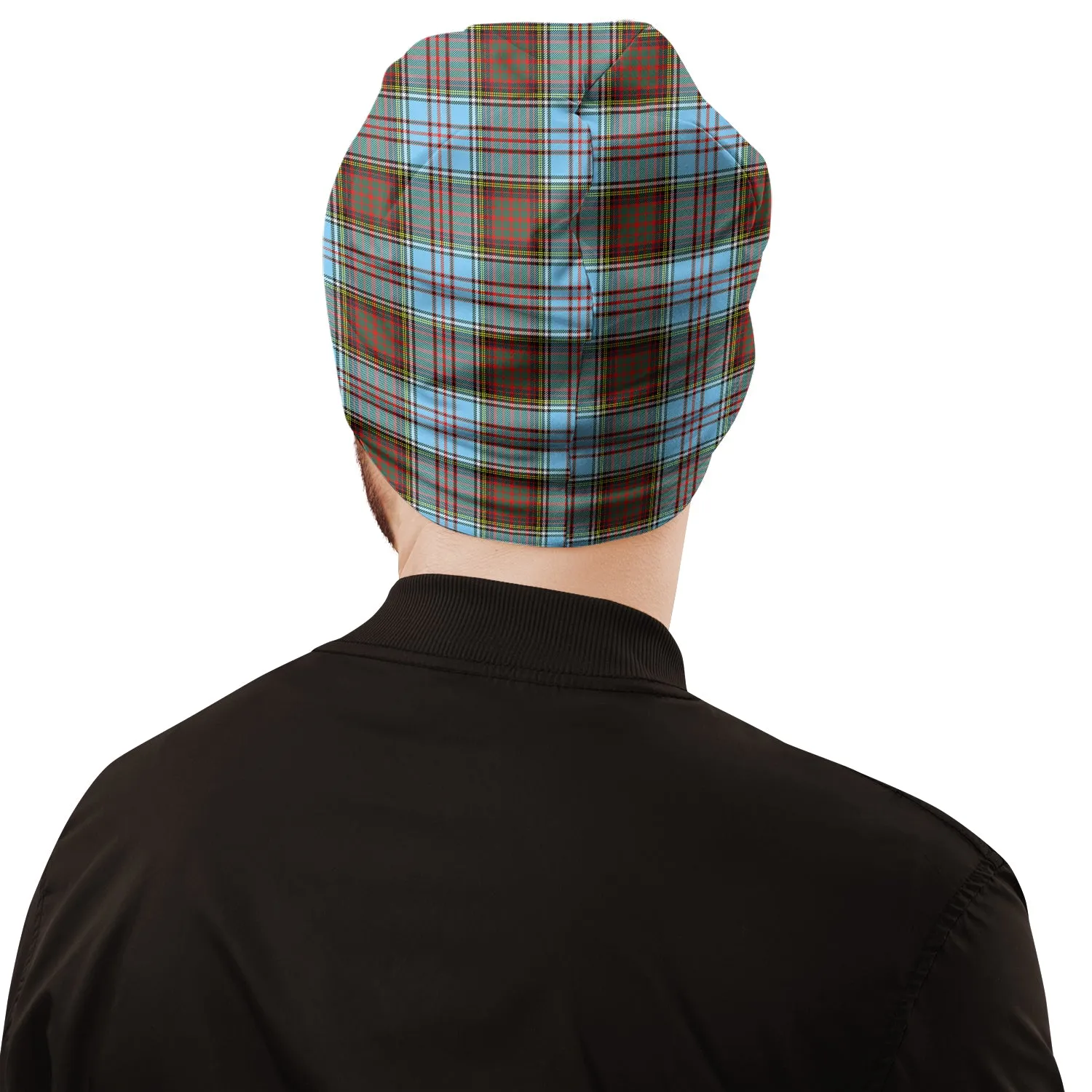 Anderson Ancient Tartan Beanies Hat with Family Crest