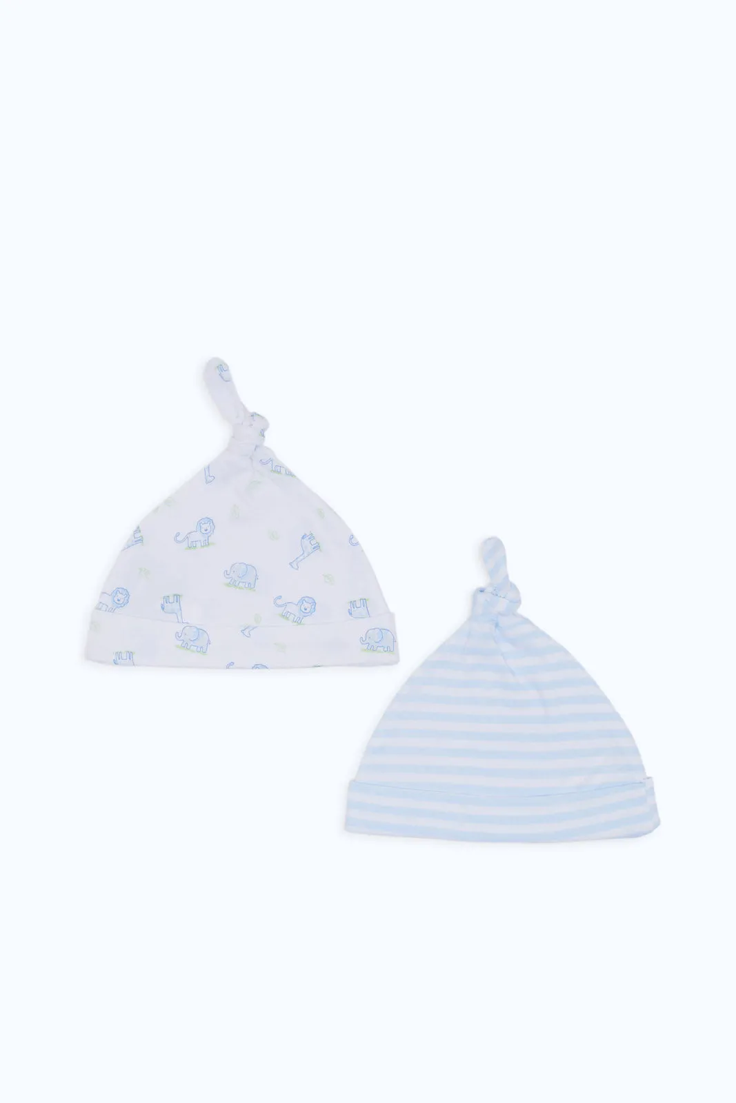 Baby Boys Blue Hat (2 Piece)