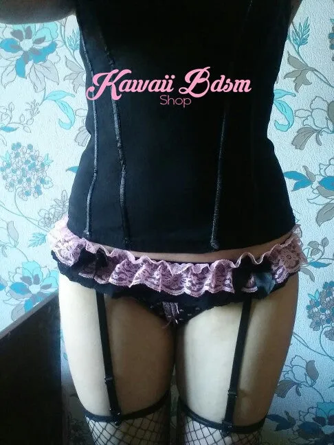 BabyDoll Garter & Stockings Set