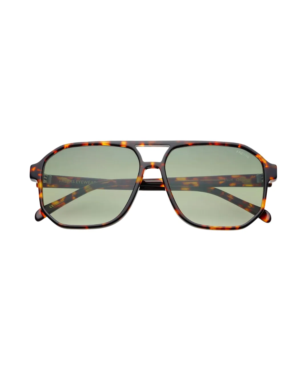 Billie Sunglasses Tort Green