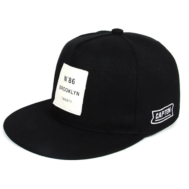 Black Snapback Cap Men Hip Hop Baseball Cap Men Summer Baseball Caps Fashion Hats For Men Women Casquette Bones Gorras Flat 2017