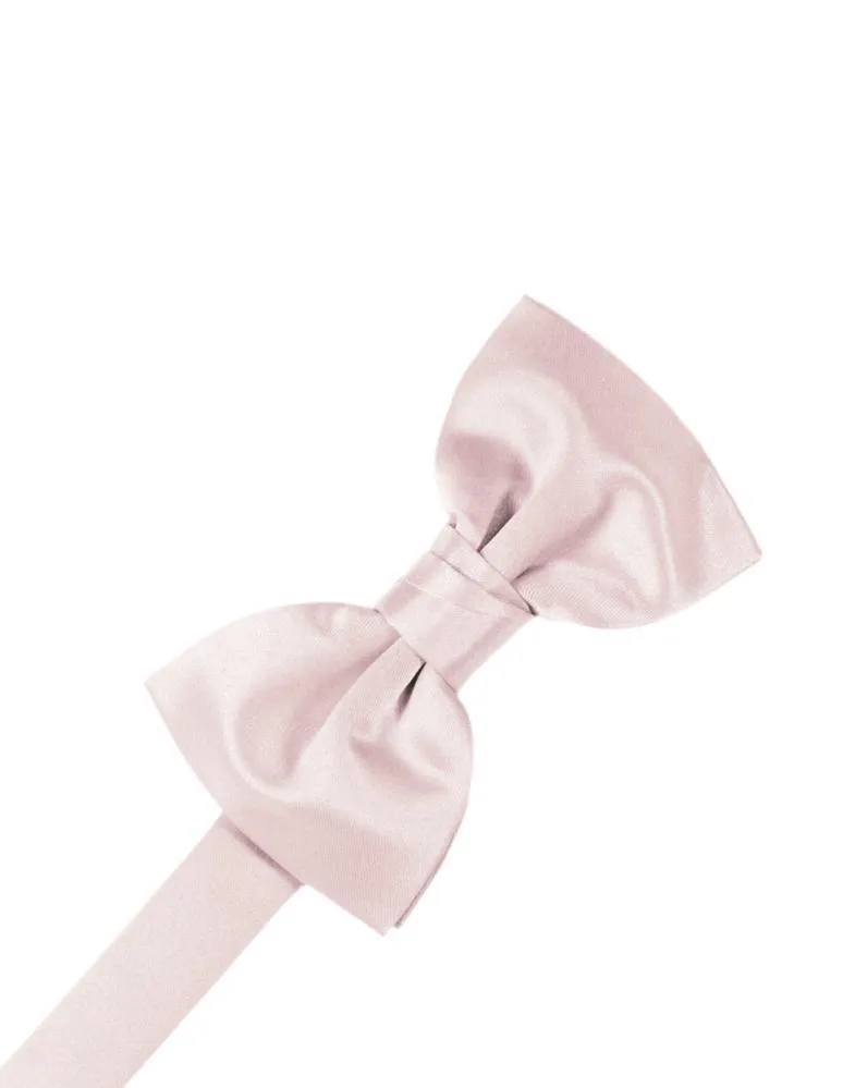 Blush Luxury Satin Bow Tie