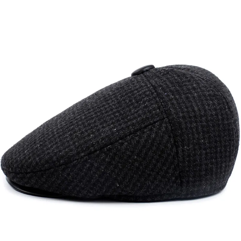 British Retro Woolen Beret Hat