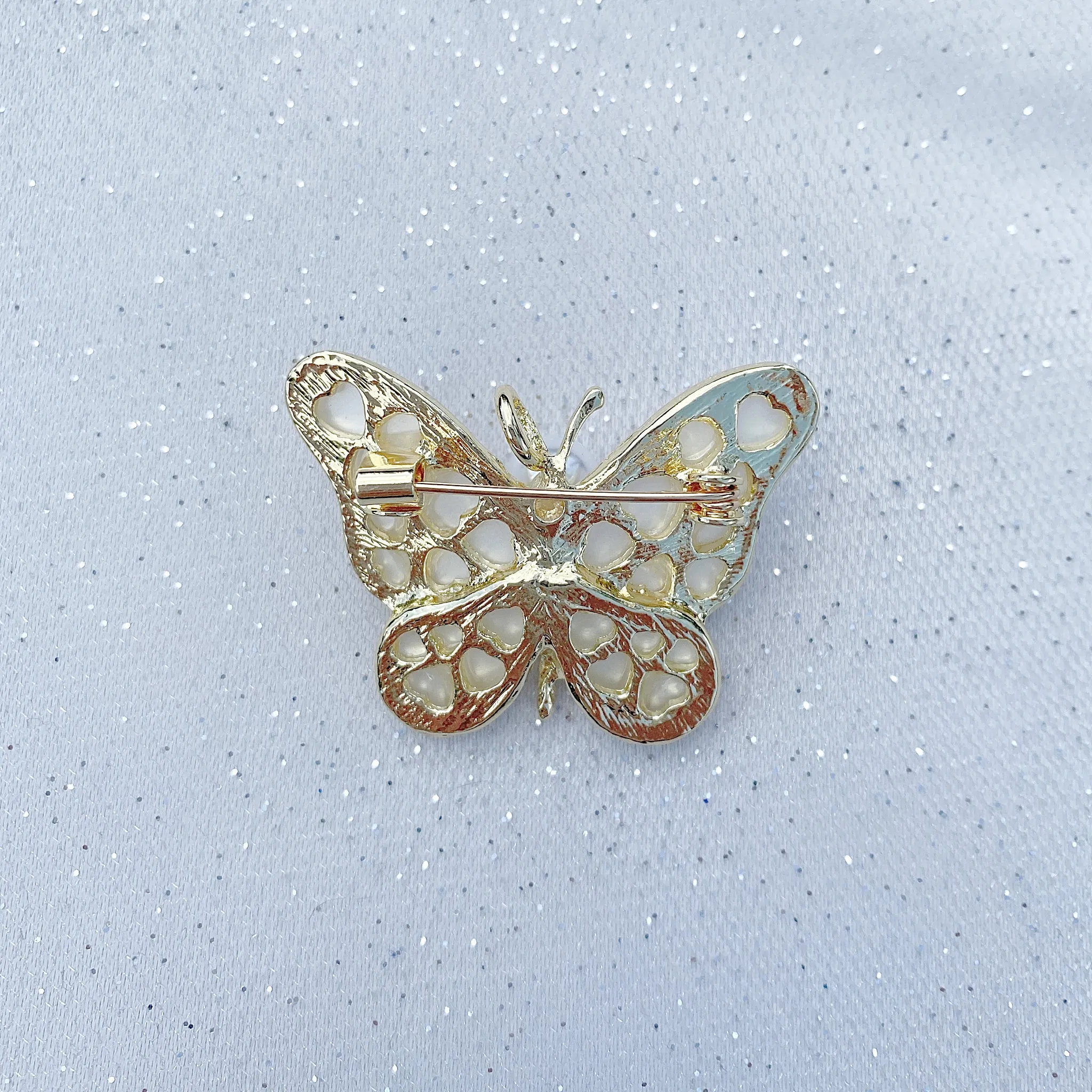 Butterfly Brooch Pearl Brooch