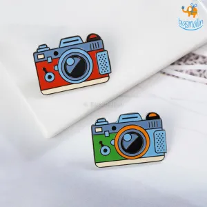 Camera Metallic Lapel Pin