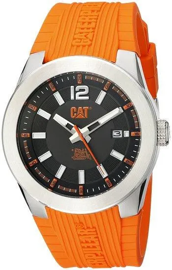 Cat Watches Men's Ab14124134 T7 Date Analog Display Quartz Orange Watch