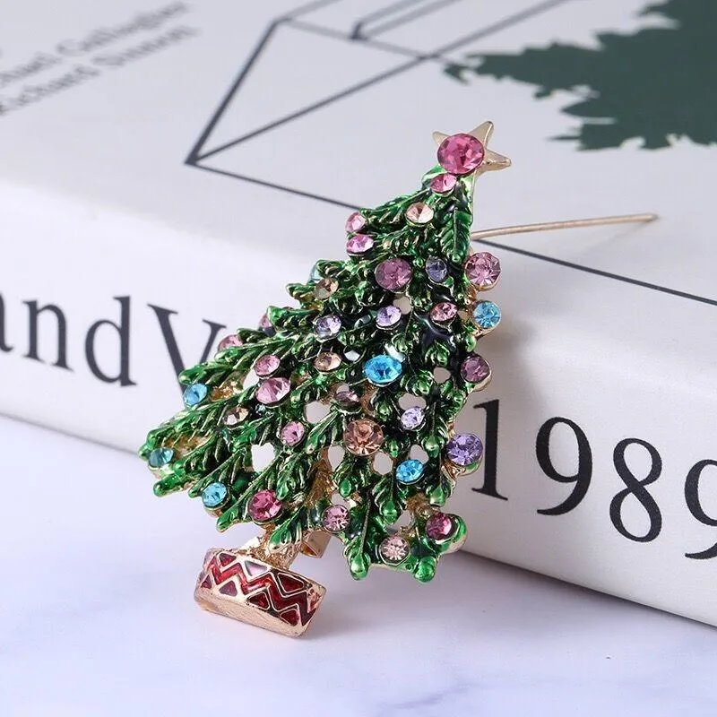 Christmas Fun Enamel Brooch Pins