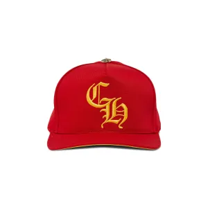 Chrome Hearts Baseball Cap, Red/Yellow