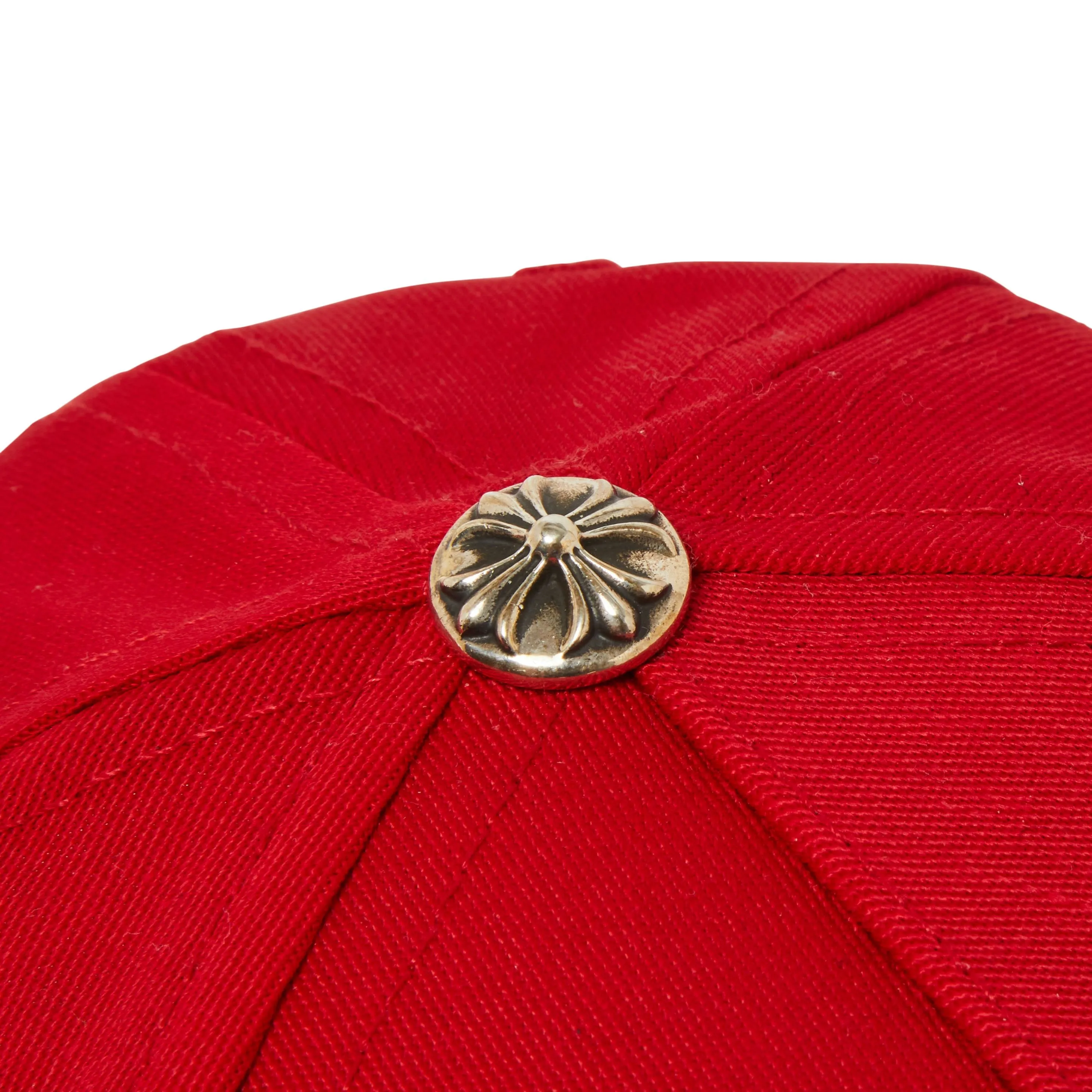 Chrome Hearts Baseball Cap, Red/Yellow