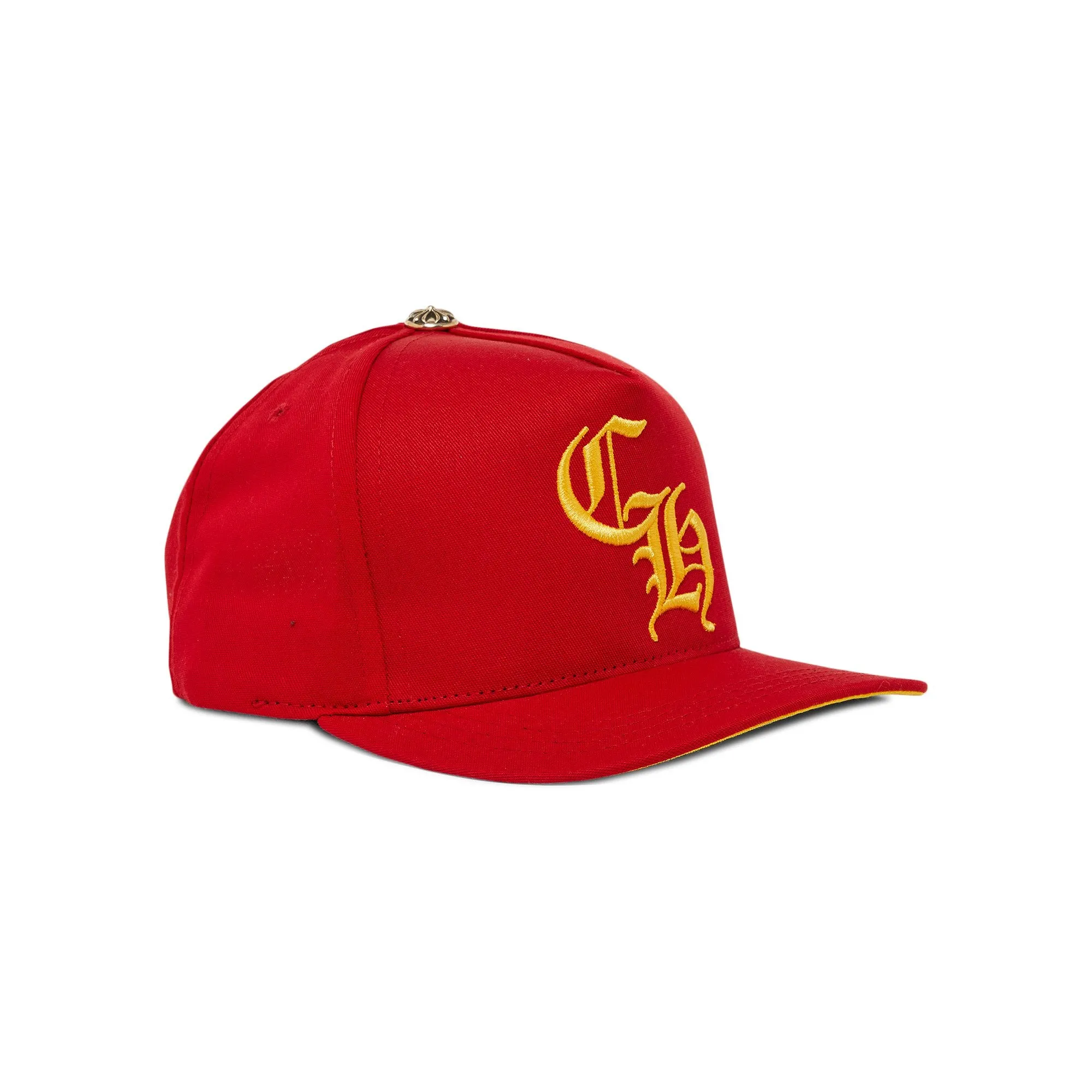 Chrome Hearts Baseball Cap, Red/Yellow