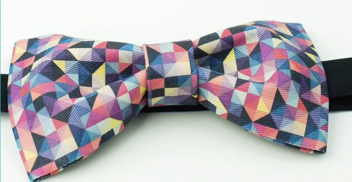 Color Squares Bow Tie