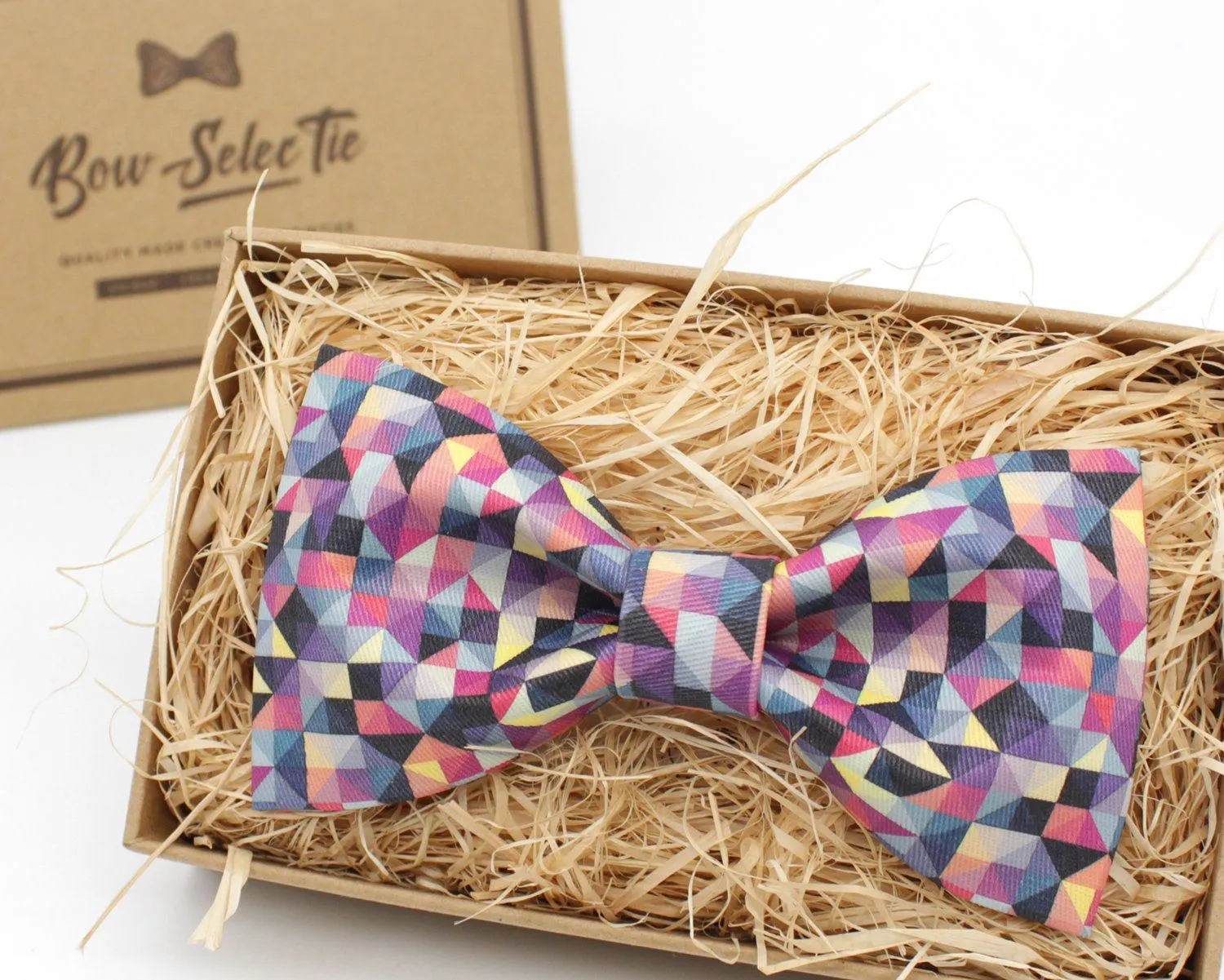 Color Squares Bow Tie