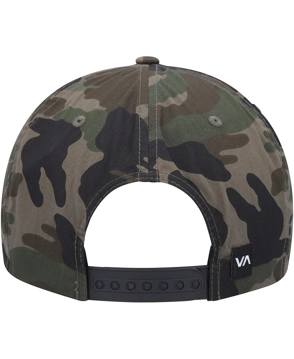 Commonwealth RVCA Men's Camouflage Adjustable Snapback Cap