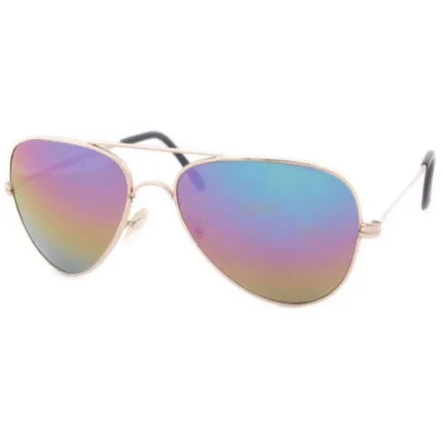 DAY SHIFT Gold Aviator Sunglasses