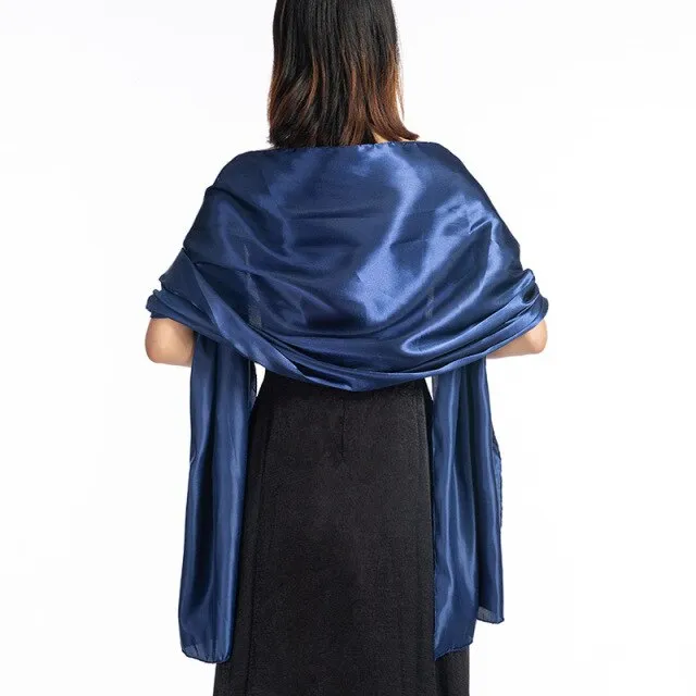 Evening Satin Wraps-Shawls for Women - Formal Wedding Accessory