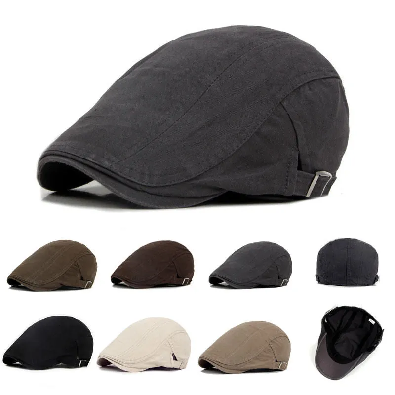 Fashion Men's Women's Hat Berets Cap Golf Driving Sun Flat Cabbie Ivy Flat Newsboy Cap