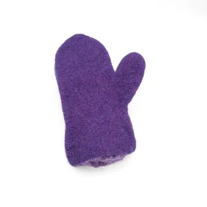 Felted Purple Mittens