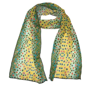 Fin-Flank Silk Brown Trout Scarf