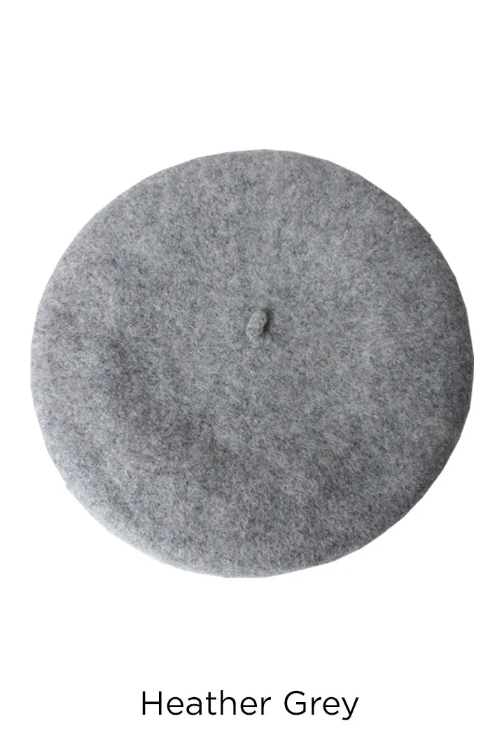 FWBRT217 - Solid Wool Beret