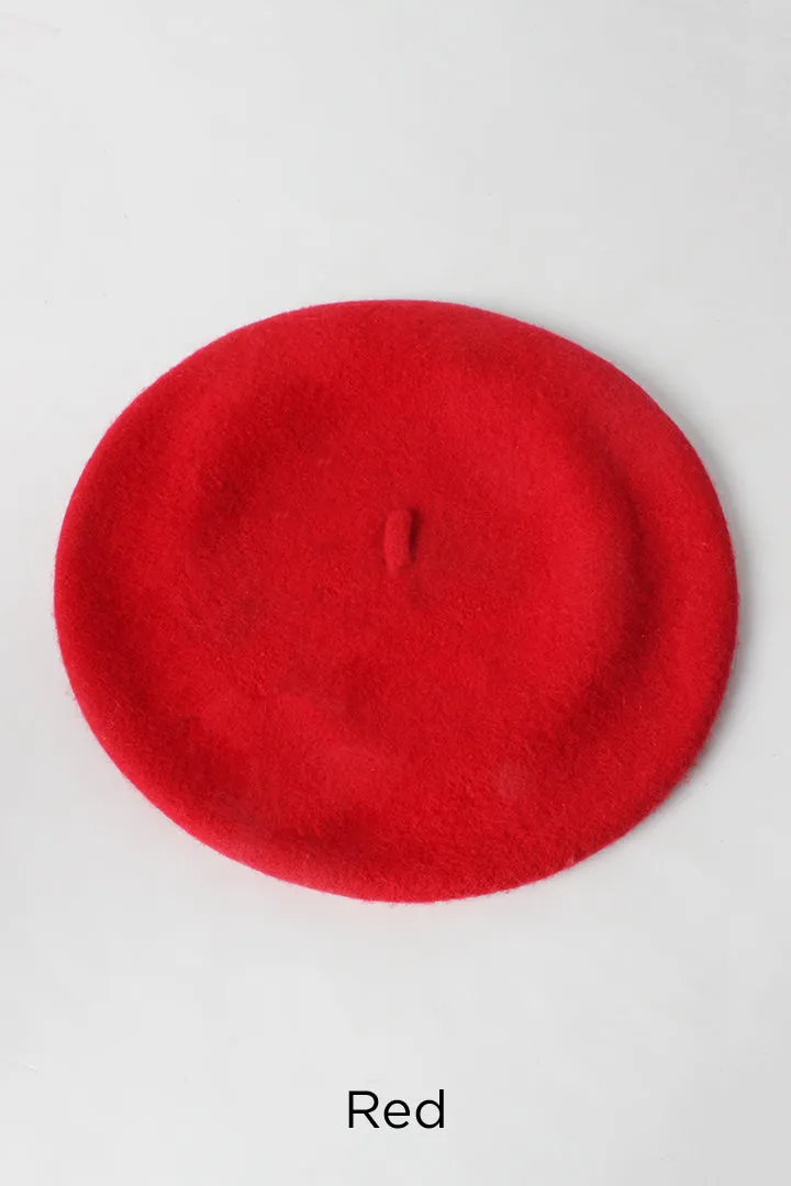 FWBRT217 - Solid Wool Beret