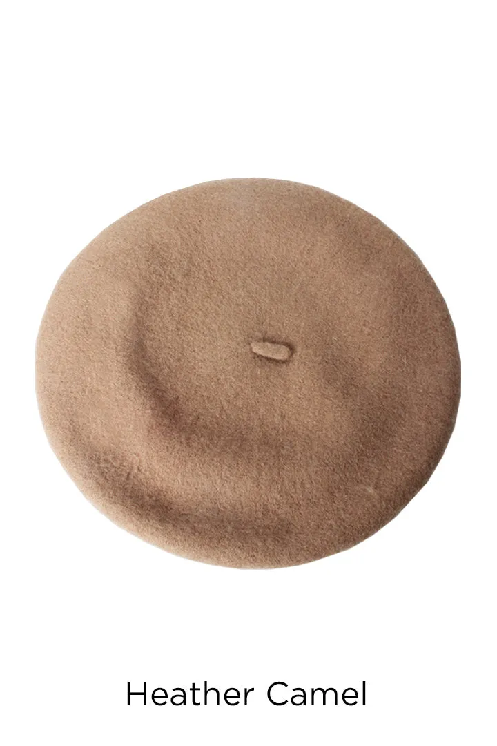 FWBRT217 - Solid Wool Beret