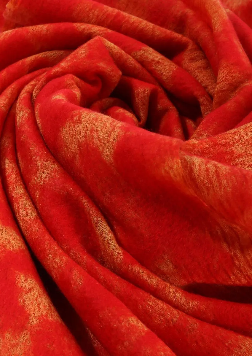 Hand-dyed cashmere scarf