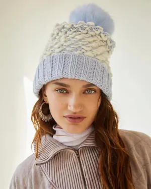 Harmony Pom Beanie | Sky