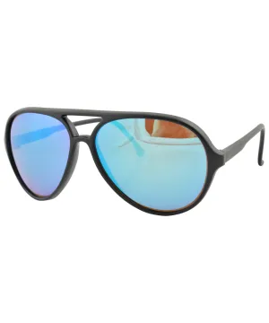 HEDGES Black Aviator Sunglasses