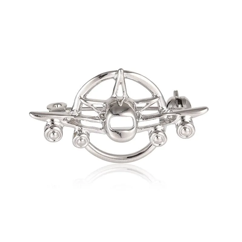 High-Fashion Style Fighter Aircraft Brooch Pins