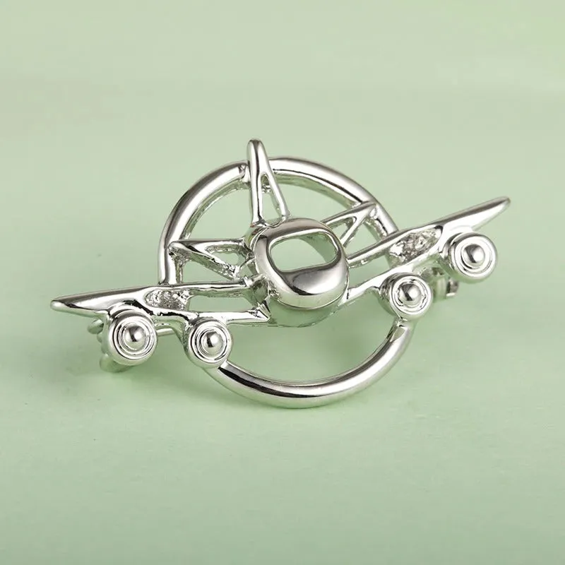 High-Fashion Style Fighter Aircraft Brooch Pins