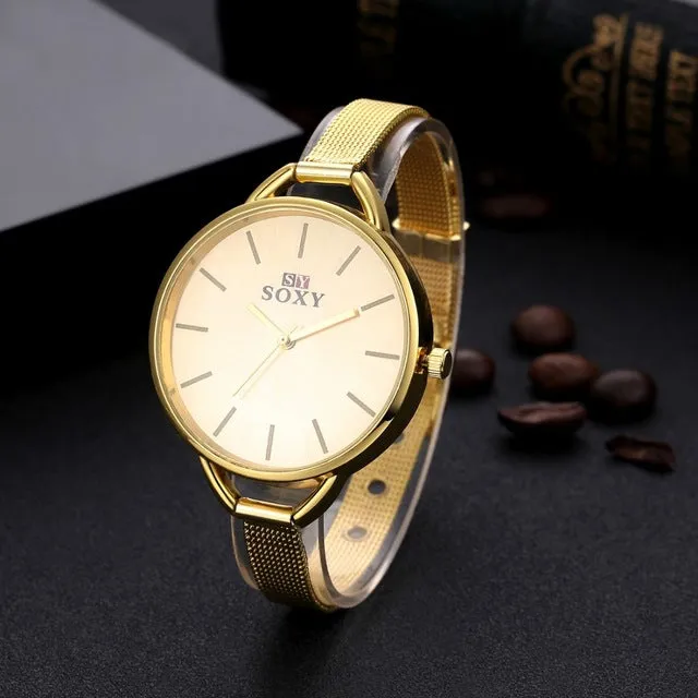 hot sale luxury brand watch women fashion gold women watches ladies watch stainless steel women's watches clock saat reloj mujer