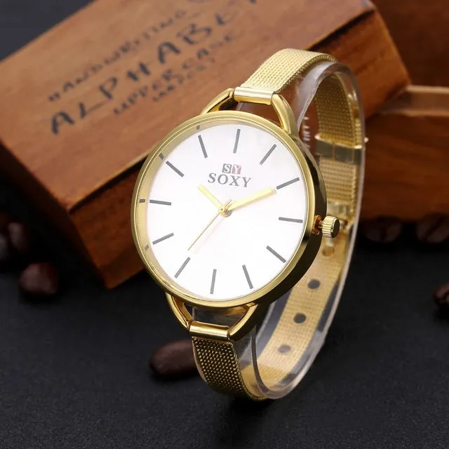 hot sale luxury brand watch women fashion gold women watches ladies watch stainless steel women's watches clock saat reloj mujer